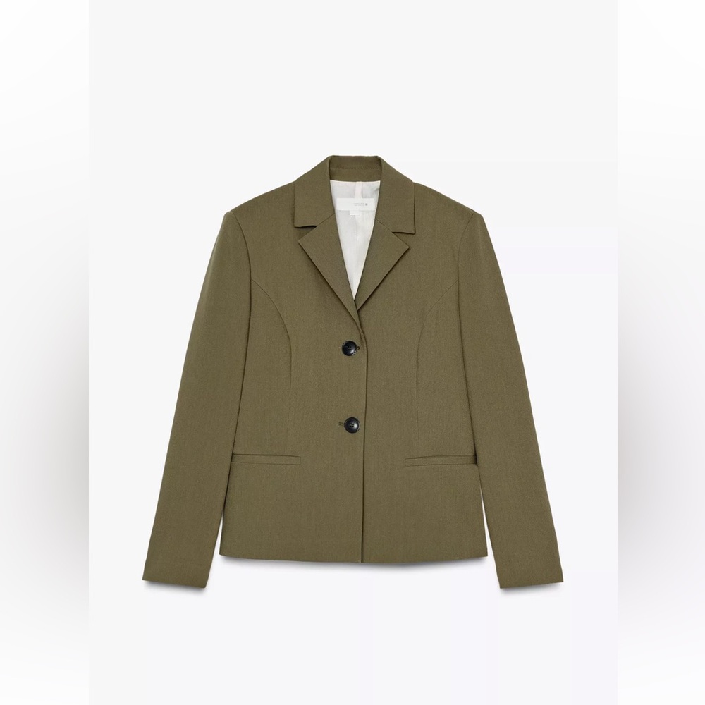 Zara Olive Green Women's Tailored Blazer  NWTO